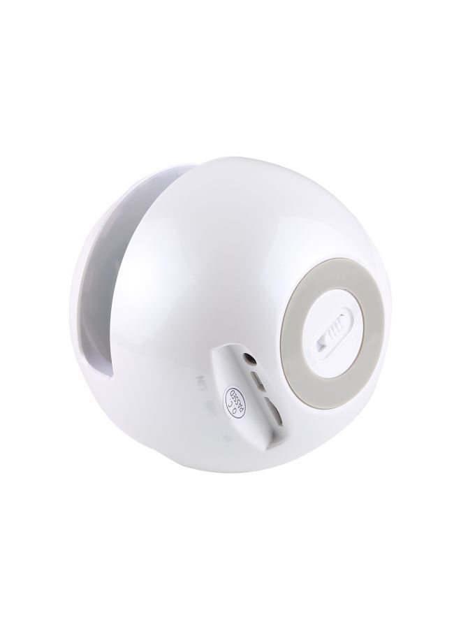 NIBEMINENT Bluetooth Speaker With Breathing Light And Aux Cable White - Image 5