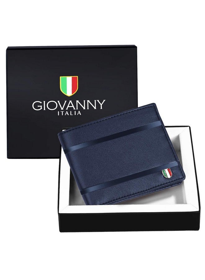 GIOVANNY GVN-BLU2LIN01 Blue Genuine Leather Wallet for Men - Image 4
