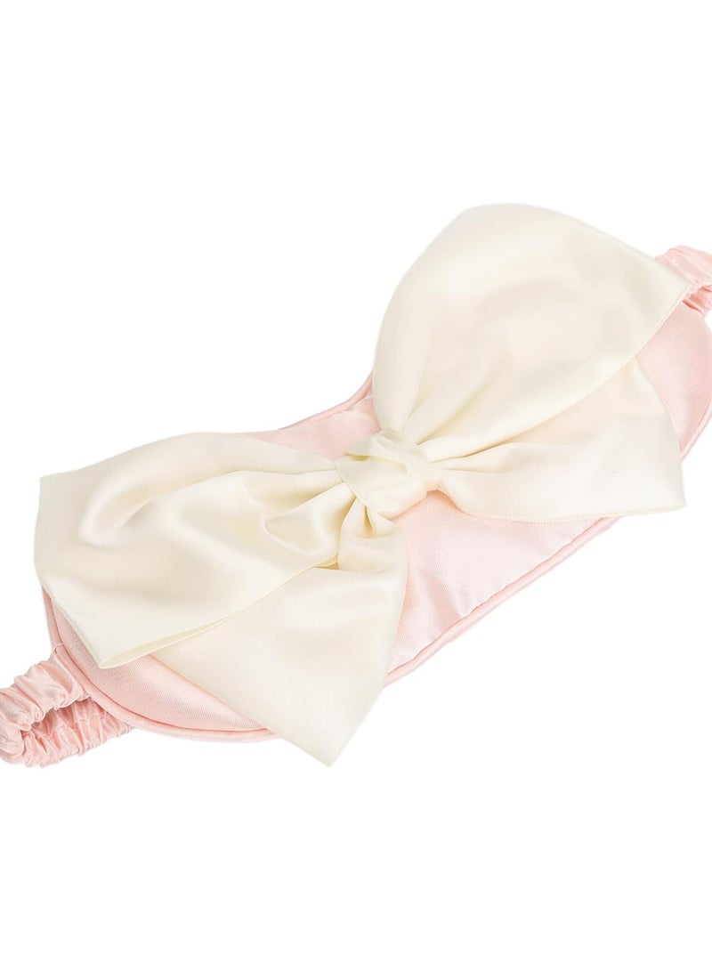 GGOOT Sleep Eye Cover, Exquisite Satin Headband Light Blocking Comfortable Eyeshade for Night Sleeping - Image 1