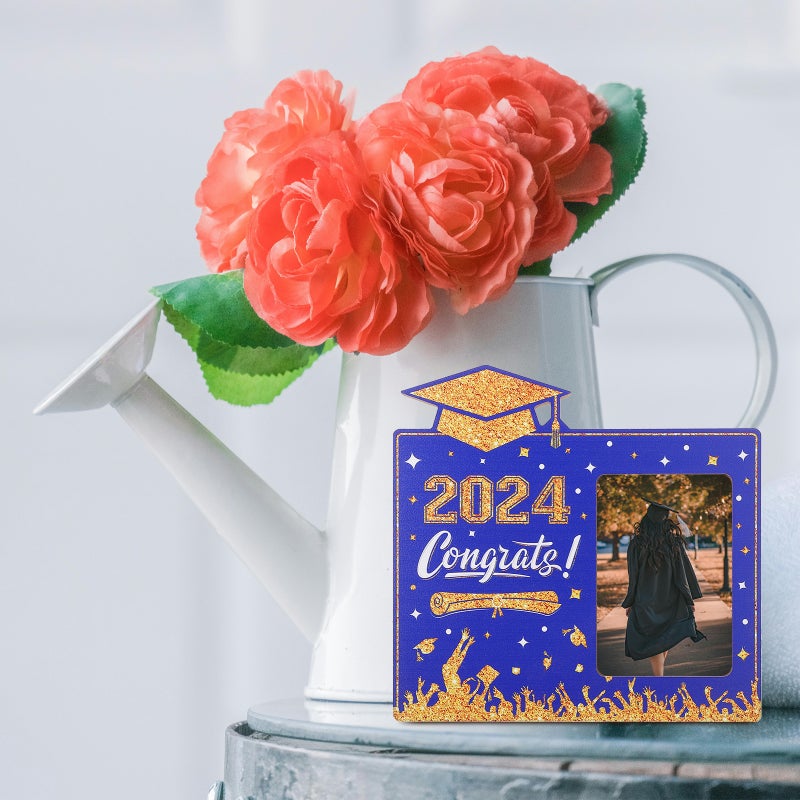 Photo Frame Grad Ornament Graduation Table Centerpiece Photo Display Holder - Image 5