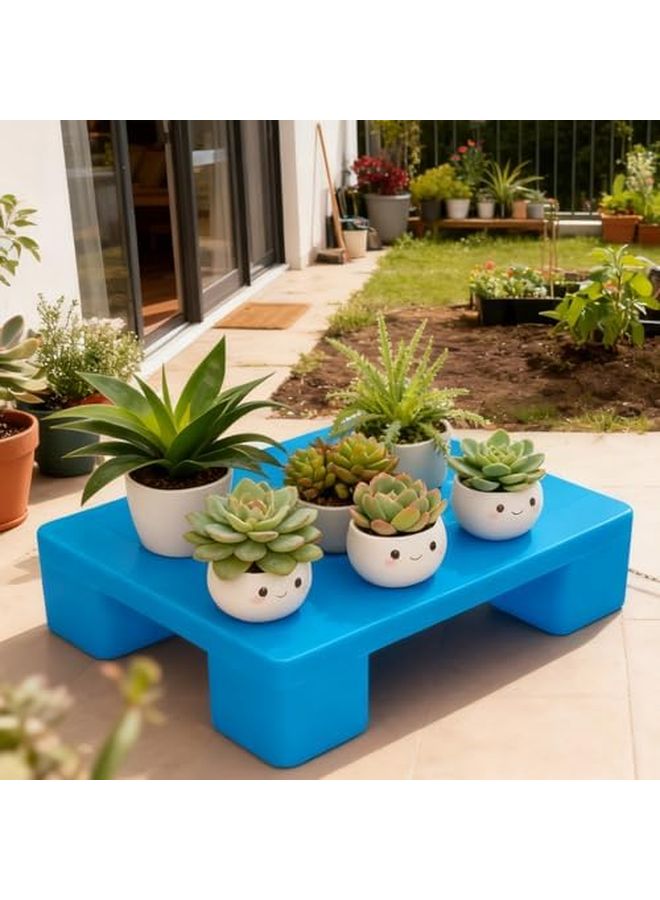 Heavy Duty Plastic Storage Pallet Waterproof Indoor Outdoor Garage Use 40x48 Inches - Image 5