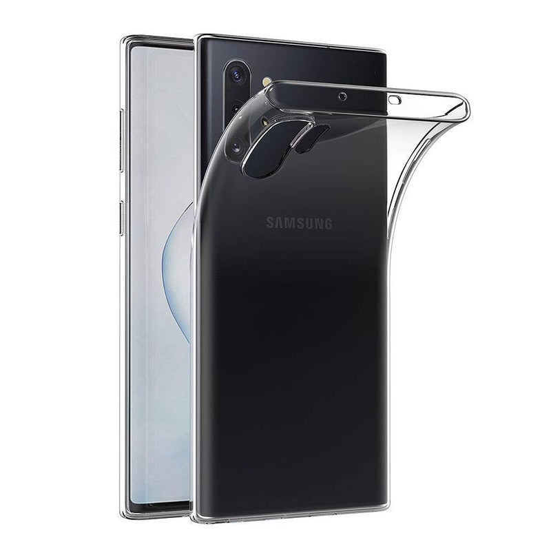 MaiJin Case for Samsung Galaxy Note 10 PlusGalaxy Note10 Plus 5G 68 inch Soft TPU Rubber Gel Bumper Transparent Back Cover