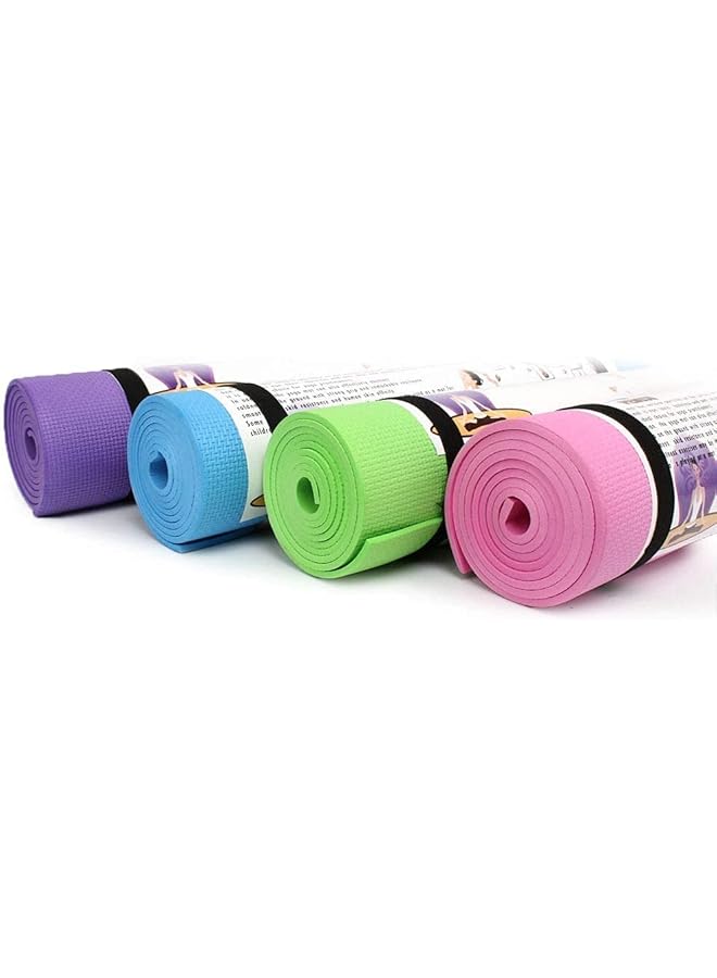 Nariele Dense Comfortable Foam Fitness Mat For Yoga 3Mm 6Mm (Pink) - Image 2