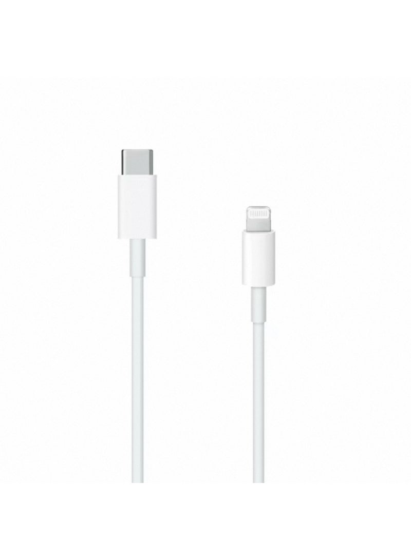 كابل USB-C إلى Lightning أبيض بطول 1 متر، شحن سريع لأجهزة أبل - Image 2