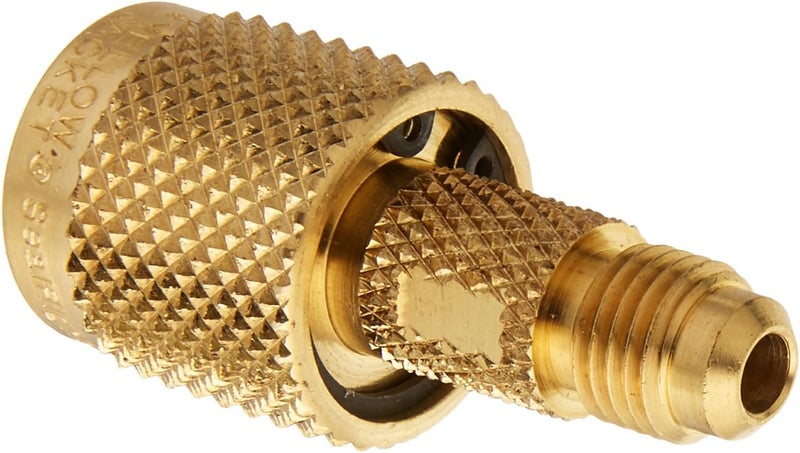Yellow Jacket 19109 Quick SealRight Coupler, Male x 1/4" Female - Brass Quick Coupler for Refrigeration - Image 2