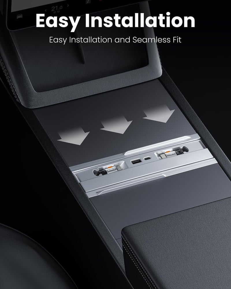 Fasgear USB Hub Docking Station for Tesla Model 3 Highland 2024 - Image 2