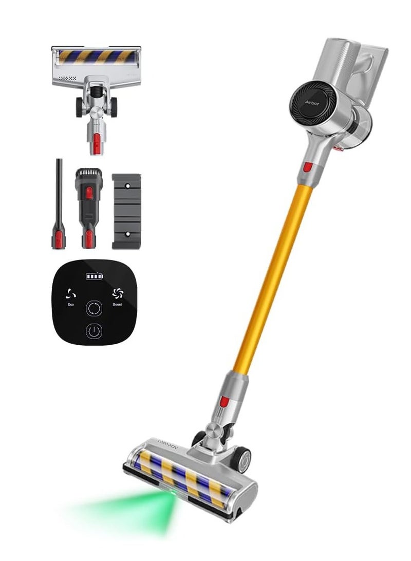 Airbot Portable 2 in 1 Cordless Vacuum Cleaner with Laser Dust Detection 25000Pa Suction 1L Dust Capacity Five-Layer HEPA Filtration Carpet and Hard Floor Handheld Wireless Vacuum Cleaner 35min - Image 1