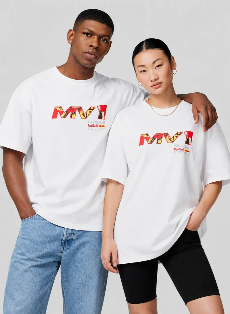 ريد بل Red Bull Racing Max Verstappen Pop Art Oversized T-Shirt