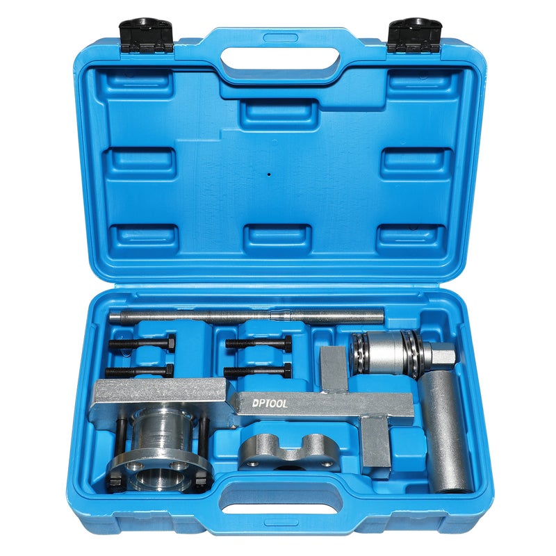 Crankshaft Pulley Removal Install Tool Crankshaft Damper Remover Puller Compatible with Jaguar Land Rover 30 V6 50 V8 3031437 3031438 3031439 3031440 3031441
