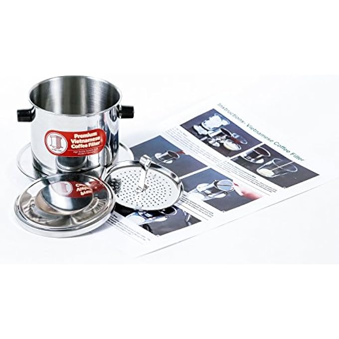 Thang Long Vietnamese Coffee Filter Infuser Camping Or Travel Iced Or Hot 2 Small In Many Sizes - Image 3