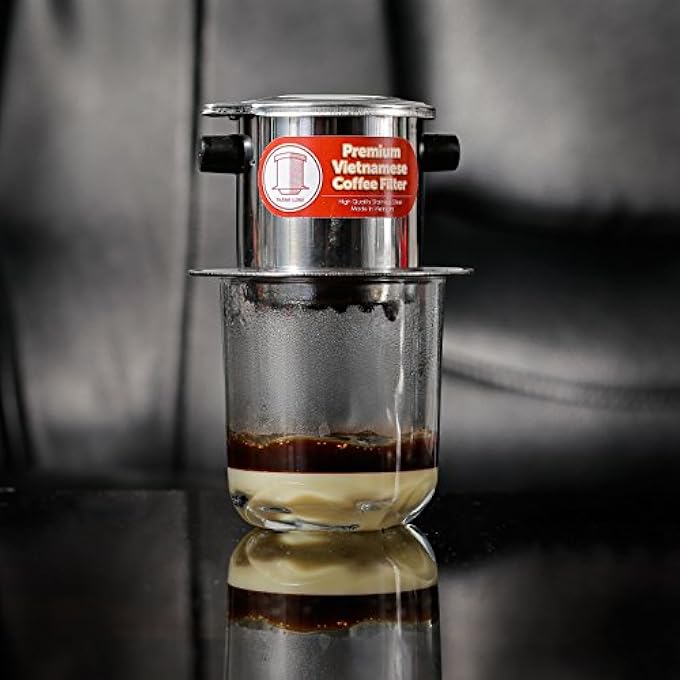 Thang Long Vietnamese Coffee Filter Infuser Camping Or Travel Iced Or Hot 2 Small In Many Sizes - Image 4