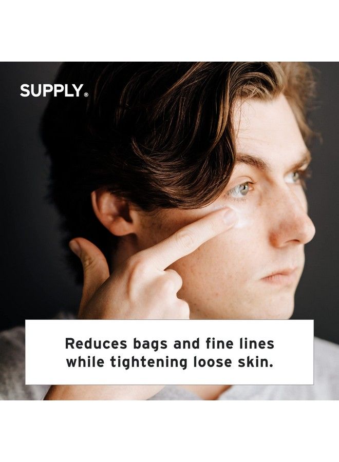 SUPPLY Age Defense Eye Cream Powerful Antiaging Eye Cream For Men Reduces Bags Puffiness And Dark Circles Natural Paraben Free Eye Moisturizer Peptides Hyaluronic Acid Caffeine Eye Cream - Image 5