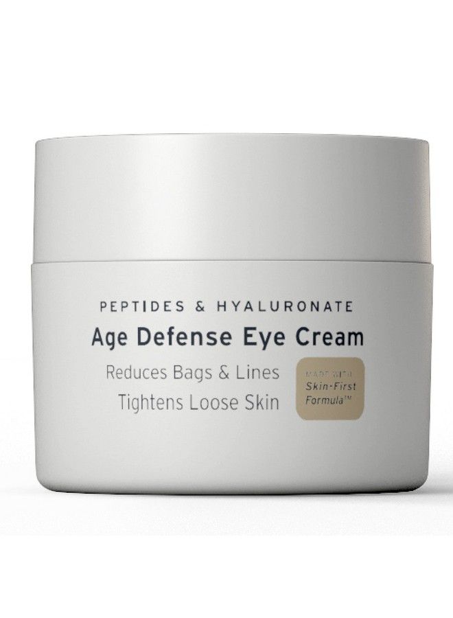 SUPPLY Age Defense Eye Cream Powerful Antiaging Eye Cream For Men Reduces Bags Puffiness And Dark Circles Natural Paraben Free Eye Moisturizer Peptides Hyaluronic Acid Caffeine Eye Cream - Image 1