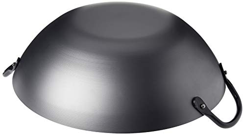 Yoshikawa 89914-7 Steel Canton Wok, 13", Black - Image 4