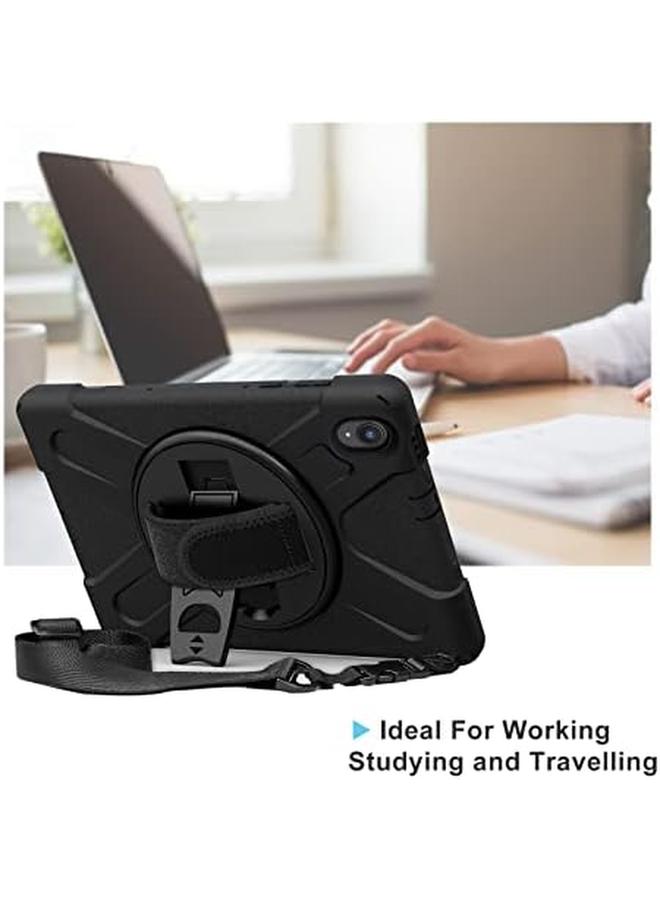 Procases For Lenovo Tab M10 Fhd Plus Case 10.3 Inch 2020 2Nd Gen Rugged Heavy Duty Shockproof Rotating Kickstand Protective Cover For Lenovo Tab M10 Plus Tb X606F Tb X606X 10.3 Inch Fhd Tablet 2020 Black - Image 3