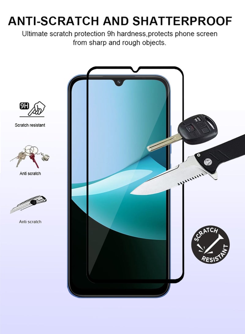 Xiaomi Redmi 15C Screen Protector - Premium Full Screen Tempered Glass For Xiaomi Redmi 15C, High Transparency, Delicate Touch, Anti-Explosion, Smooth Arc Edges, Easy Installation - Image 3