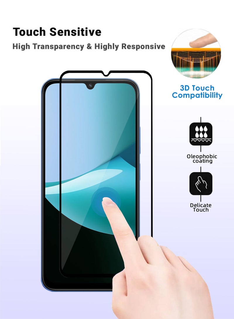 Xiaomi Redmi 15C Screen Protector - Premium Full Screen Tempered Glass For Xiaomi Redmi 15C, High Transparency, Delicate Touch, Anti-Explosion, Smooth Arc Edges, Easy Installation - Image 2