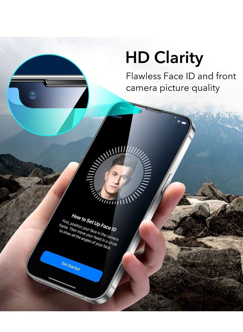 BORTONY Pack of 2 iPhone 14 Plus/13 Pro Max Privacy Full Coverage Screen Protector Anti-Spy Tempered Glass Film Edge to Edge Protection Case Friendly for Apple iPhone 14 Plus/13 Pro Max 6.7-Inch - Image 5