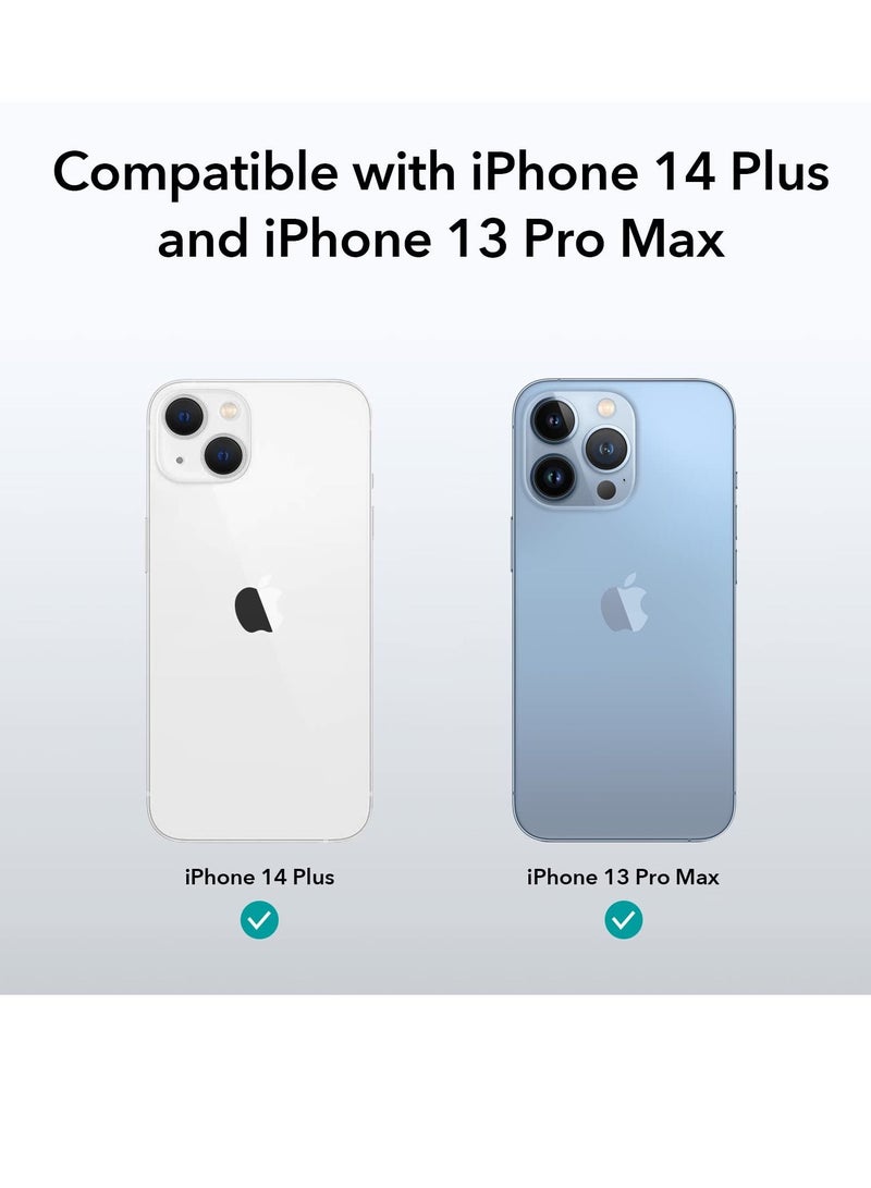 BORTONY Pack of 2 iPhone 14 Plus/13 Pro Max Privacy Full Coverage Screen Protector Anti-Spy Tempered Glass Film Edge to Edge Protection Case Friendly for Apple iPhone 14 Plus/13 Pro Max 6.7-Inch - Image 2