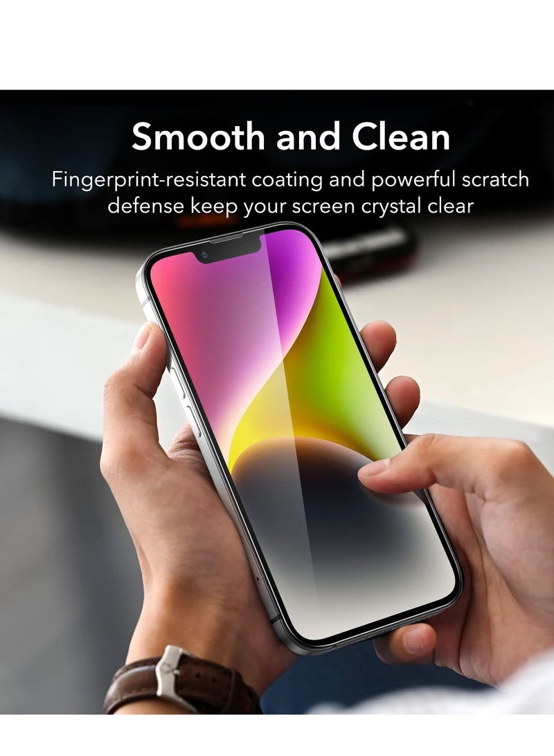 BORTONY Pack of 2 iPhone 14 Plus/13 Pro Max Privacy Full Coverage Screen Protector Anti-Spy Tempered Glass Film Edge to Edge Protection Case Friendly for Apple iPhone 14 Plus/13 Pro Max 6.7-Inch - Image 4