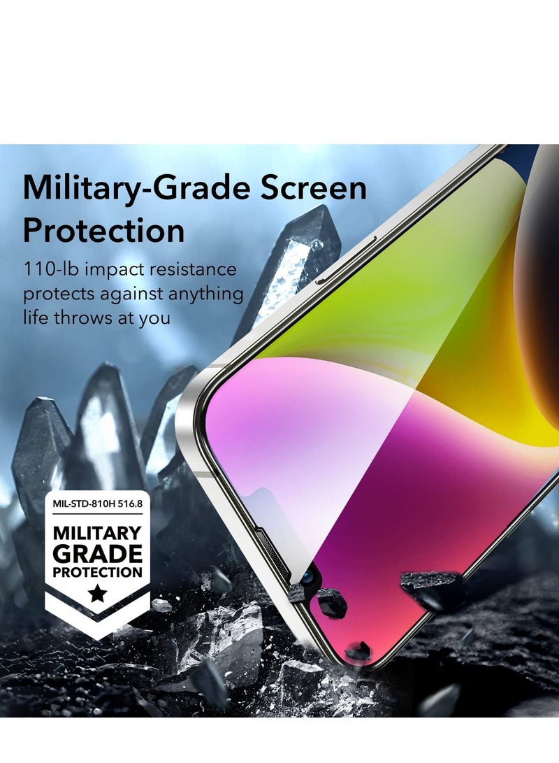 BORTONY Pack of 2 iPhone 14 Plus/13 Pro Max Privacy Full Coverage Screen Protector Anti-Spy Tempered Glass Film Edge to Edge Protection Case Friendly for Apple iPhone 14 Plus/13 Pro Max 6.7-Inch - Image 3