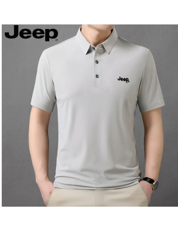Jeep New Thin Cool And Breathable POLO Shirt - Image 1