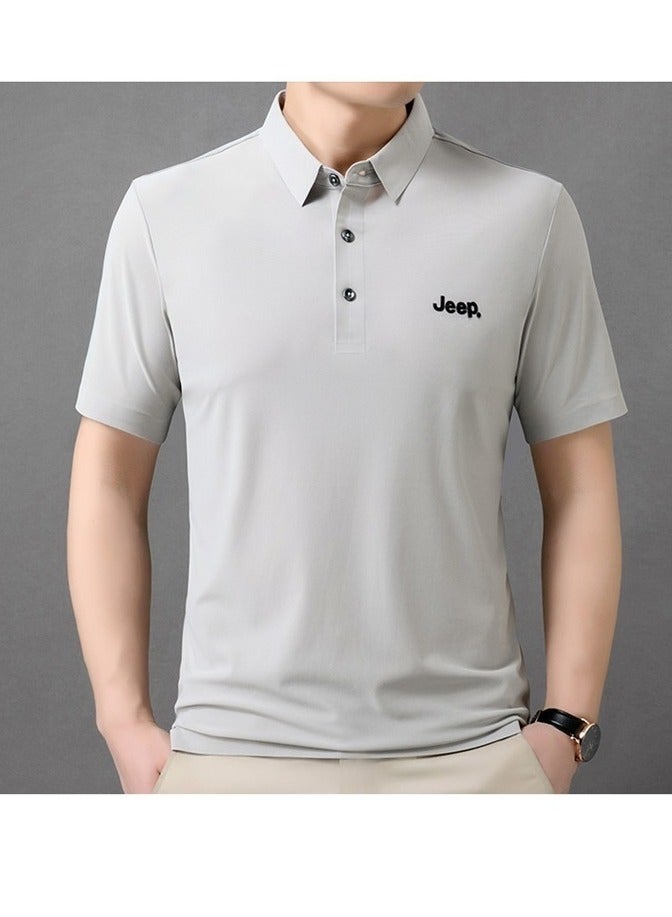 Jeep New Thin Cool And Breathable POLO Shirt - Image 2