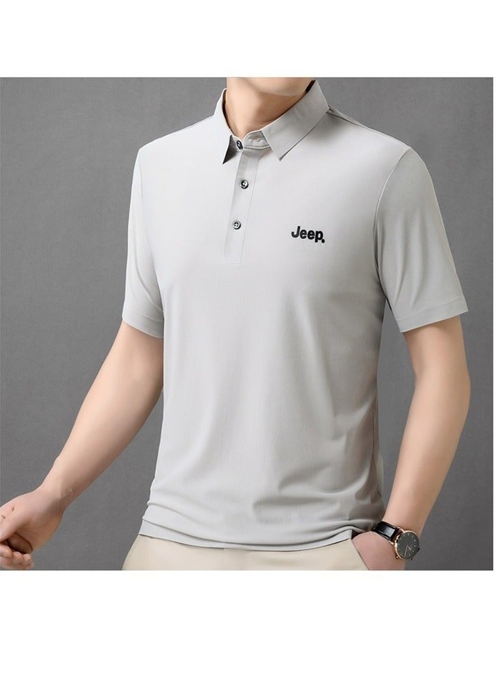 Jeep New Thin Cool And Breathable POLO Shirt - Image 3