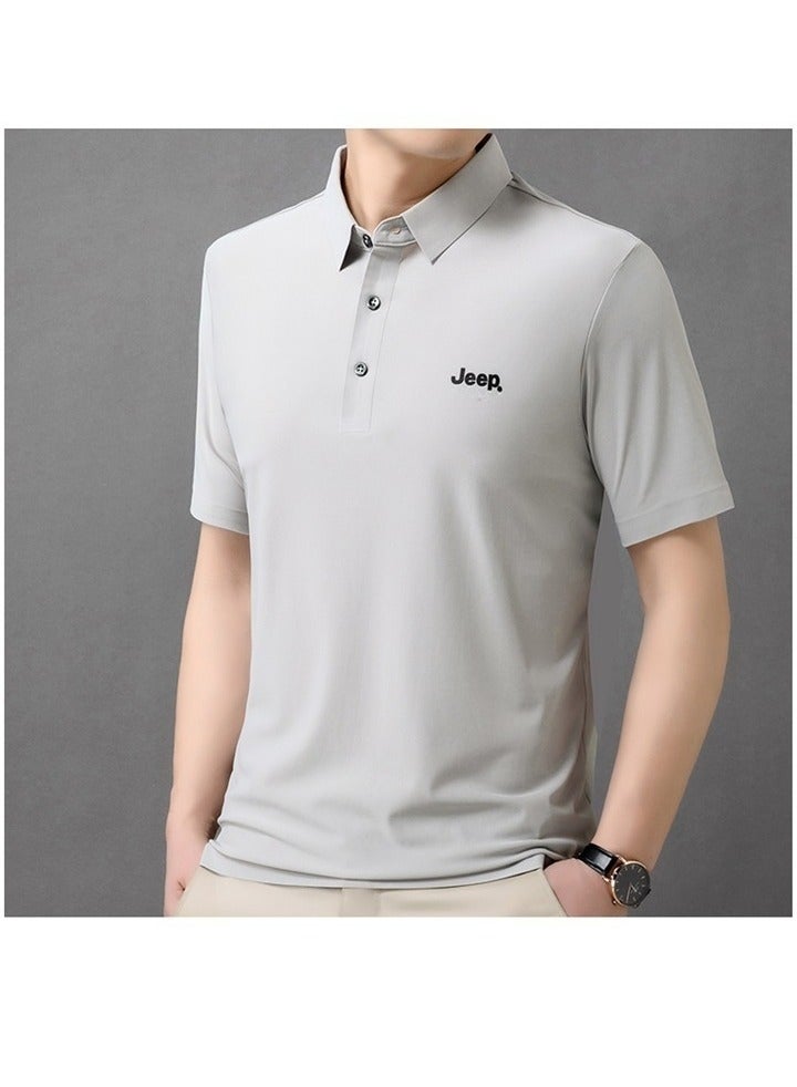 Jeep New Thin Cool And Breathable POLO Shirt - Image 4