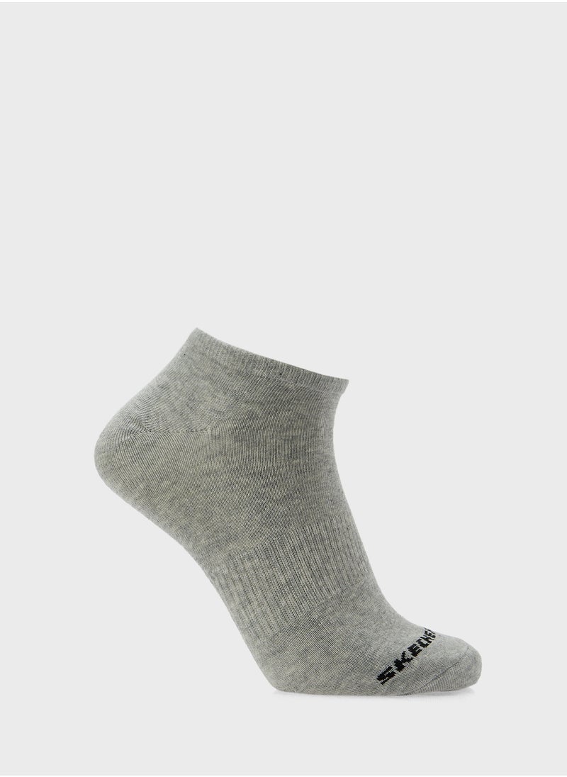 SKECHERS - 3 Pack No Show Socks - Image 1