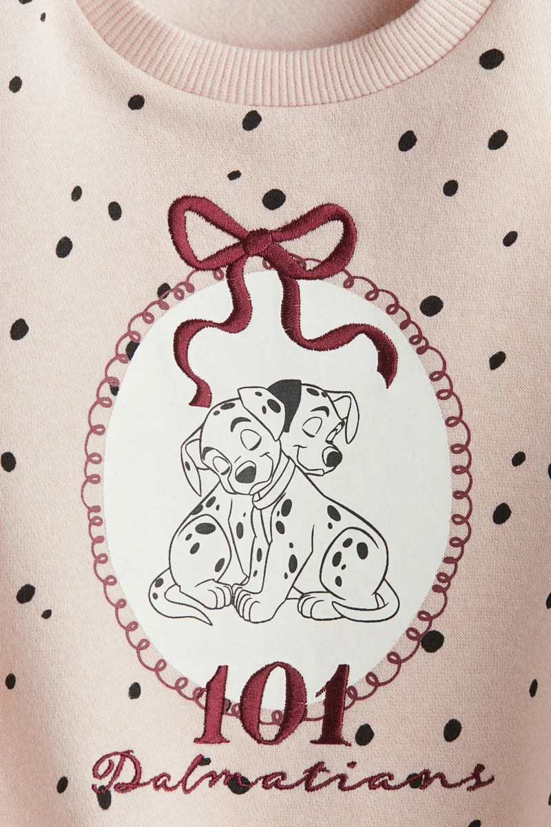 H&M Printed brushed-inside sweatshirt