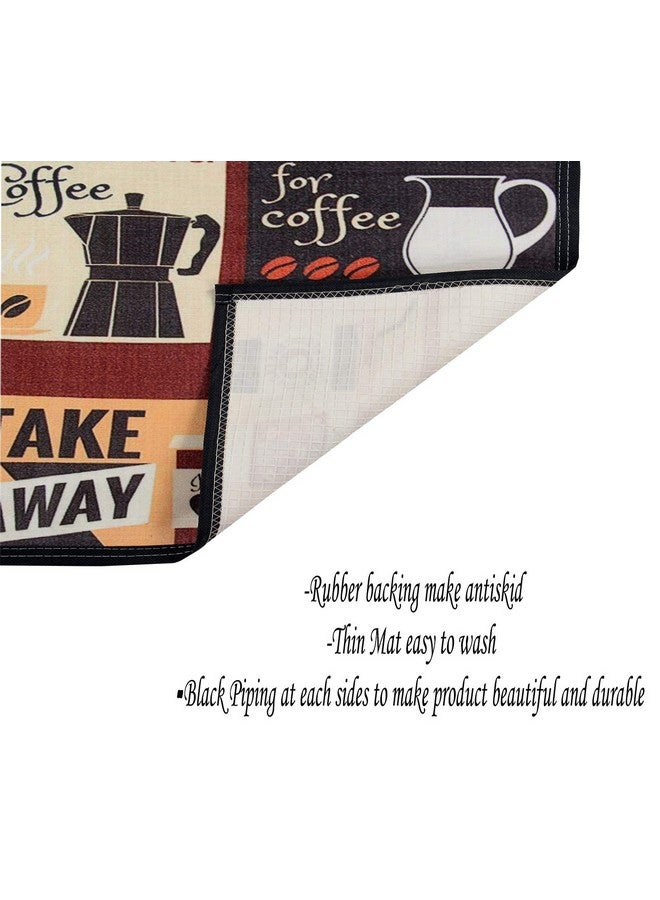 AAZEEM حصيرة وممر مطبخ AAZEEM مع قاعدة مضادة للانزلاق، مجموعة من 2 (40 × 120 و 40 × 60 سم، مطاط، أحمر) - Image 5