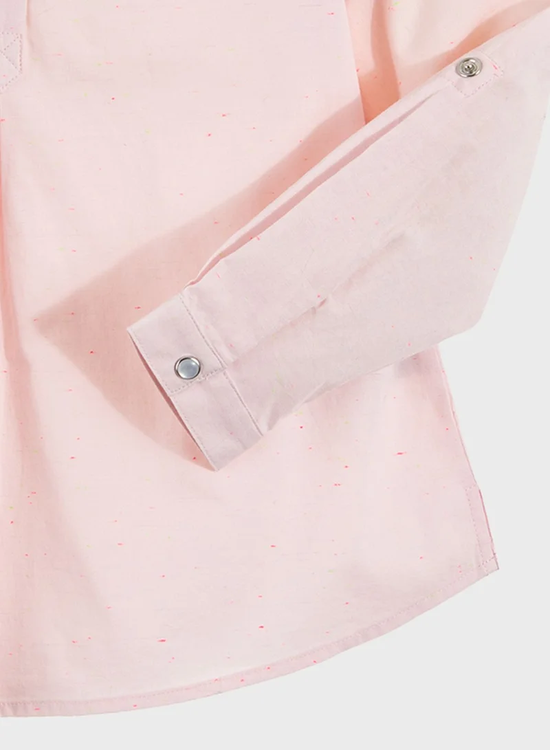 SMYK Kids Grandad Collar Shirt