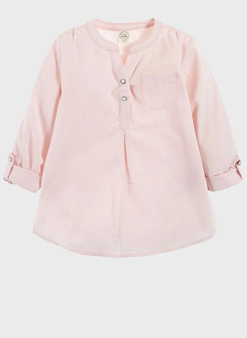 SMYK Kids Grandad Collar Shirt