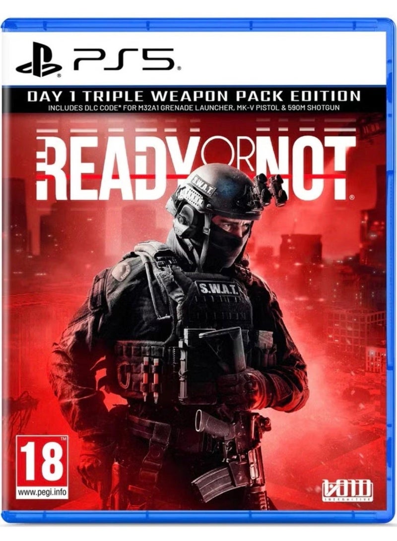 PlayStation Ready or Not – PS5 Game (International Version) | Tactical First-Person Experience | Realistic Missions & Team Strategy | Enhanced Graphics | UAE Stock - Image 1