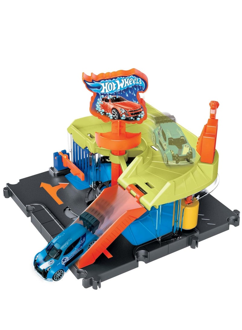 Hot Wheels HotWheels City Downtown Express Car Wash  - Image 2