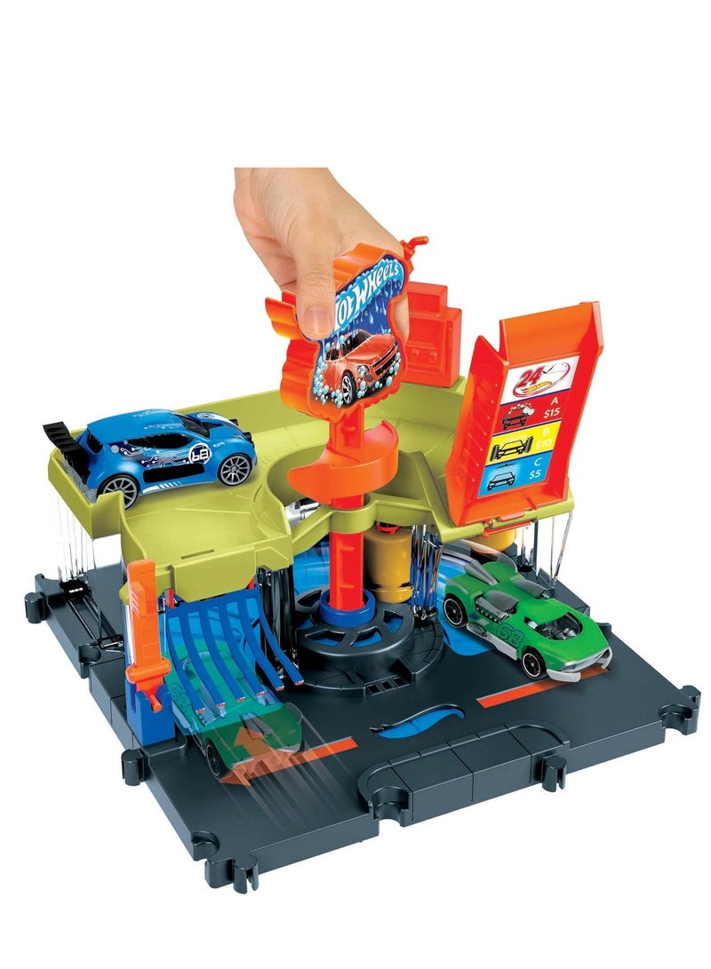 Hot Wheels HotWheels City Downtown Express Car Wash  - Image 3