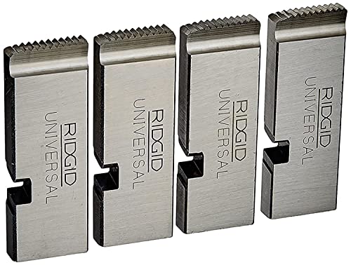 RIDGID 47750 Threading Machine Alloy NPT Pipe Dies for 1Inch to 2Inch Universal Die Heads RightHanded Silver - Image 1