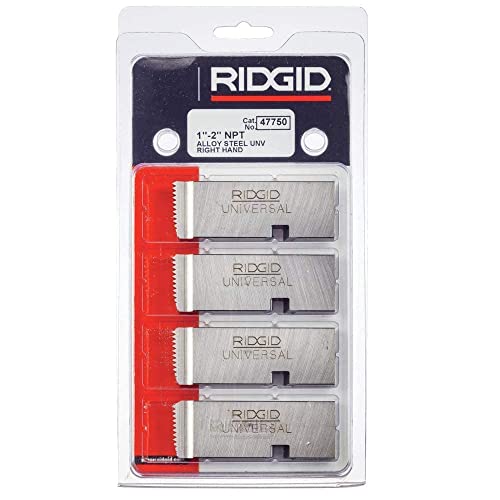 RIDGID 47750 Threading Machine Alloy NPT Pipe Dies for 1Inch to 2Inch Universal Die Heads RightHanded Silver - Image 3