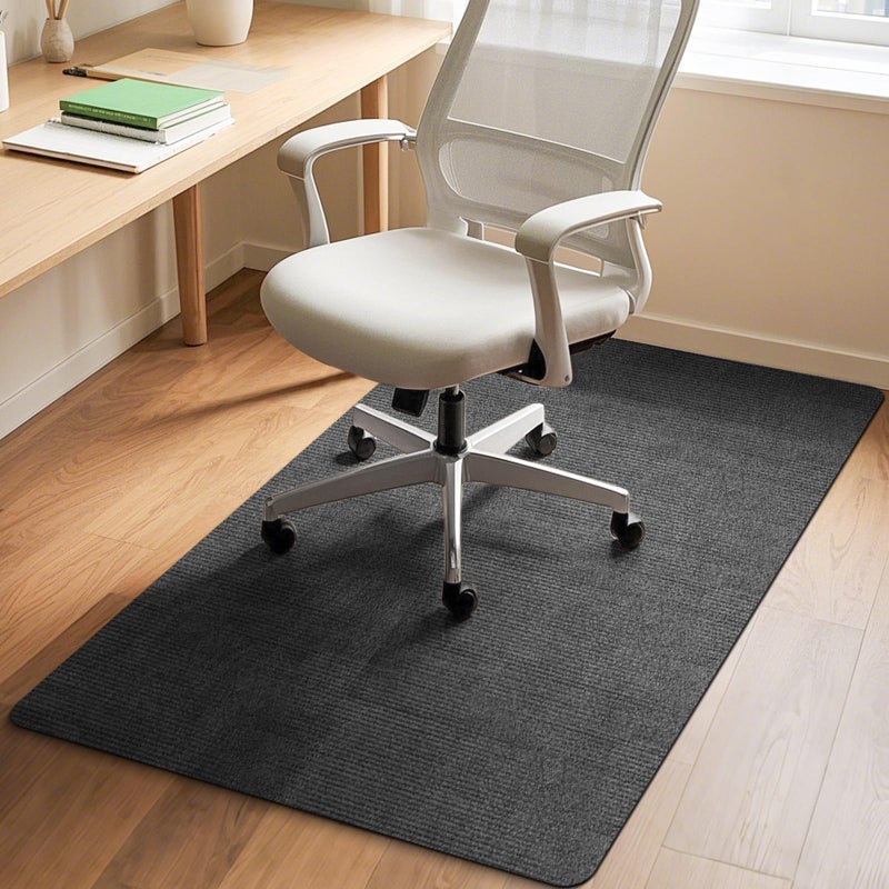 HomeMall HomeMall Office Chair Mat for Hardwood and Tile Floor 48 x 36 Computer Desk Chair Mat AntiSlip Mat for Rolling Chair Large Floor Protector for Home Office Dark Gray 