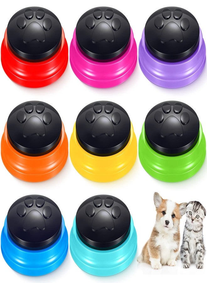 Yunsailing 8 Pack Voice Recording Button, Recordable Dog Buttons for Communication Dog Talking Buttons Pet Training Buzzers for Dogs Cats, 30 Second Record and Playback, Christmas Funny Gift for Friend, 8 Colors - Image 1