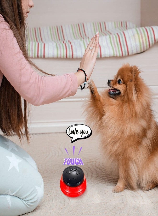 Yunsailing 8 Pack Voice Recording Button, Recordable Dog Buttons for Communication Dog Talking Buttons Pet Training Buzzers for Dogs Cats, 30 Second Record and Playback, Christmas Funny Gift for Friend, 8 Colors - Image 5