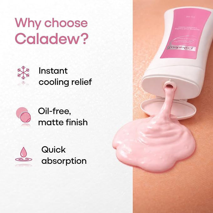 ETHIGLO Caladew Calamine Lotion with AloeVera & Cucumber Extract - 75ml : Pack of 2 - Image 3