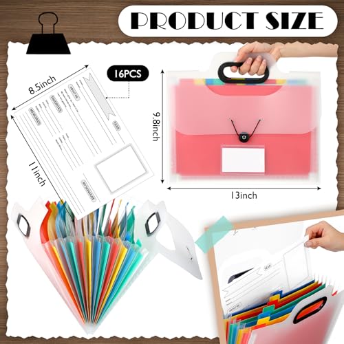 Motipuns School Memory Box K12 Memory Book Photo Album for Kids School Years Keepsake Scrapbook from Preschool Through 12th Grade with 13 Pocket for Storage Pictures File Keeper1 PcsWhite - Image 3