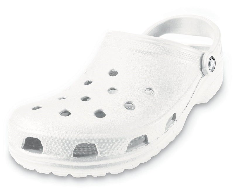 Crocs Unisex Adult Classic Clog 10001-100 White M9W11 - Image 4