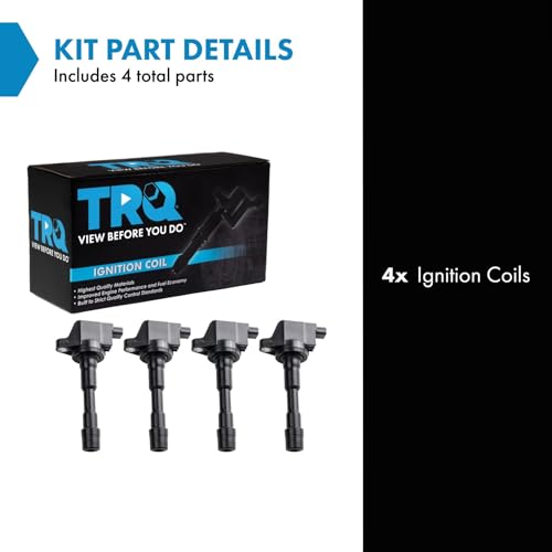 TRQ Ignition Coil Set Compatible with 2013-2014 Acura ILX 2012-2015 Honda Civic 2010-2014 Insight - Image 2