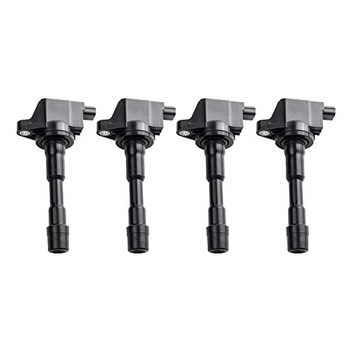TRQ Ignition Coil Set Compatible with 2013-2014 Acura ILX 2012-2015 Honda Civic 2010-2014 Insight - Image 1