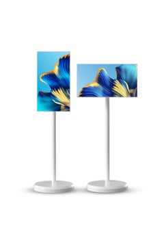 تاك تيك  شاشة متنقلة اندرويد لمس ذكية مع ستاند مدمج 21.5 بوصة - أبيض Taktik Floor Standing Smart Screen  - Image 1