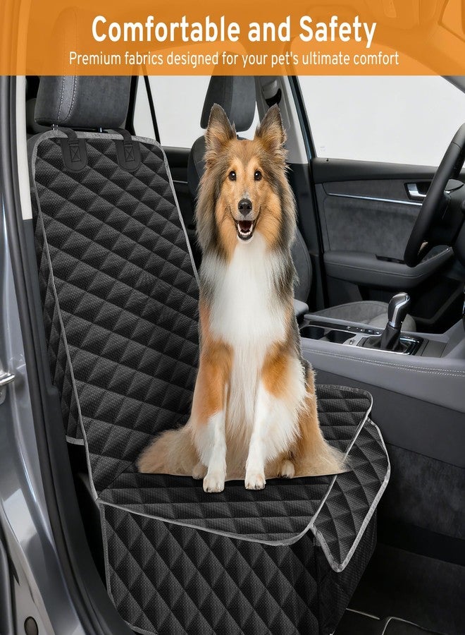 XHRING Dog Car Seat Cover Front Seat Dog Cover for Honda Passport Pilot Ridgeline 2000-2025 2026 Accessories, Waterproof & Nonslip Front Passenger Pet Front Seat Covers, Fits for Large SUV Truck - Image 4