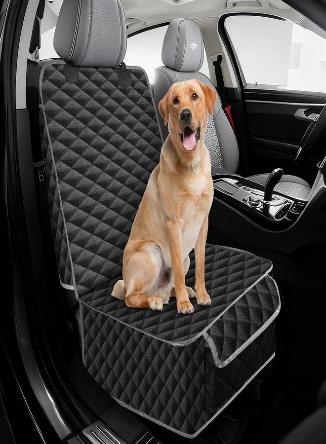 XHRING Dog Car Seat Cover Front Seat Dog Cover for Honda Passport Pilot Ridgeline 2000-2025 2026 Accessories, Waterproof & Nonslip Front Passenger Pet Front Seat Covers, Fits for Large SUV Truck - Image 2